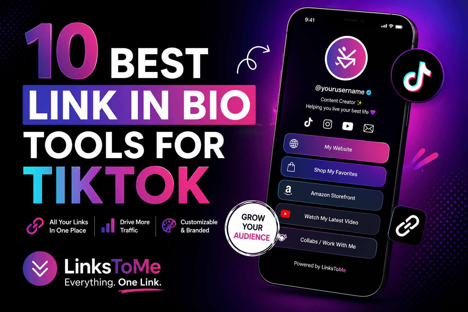 link in bio for tiktok