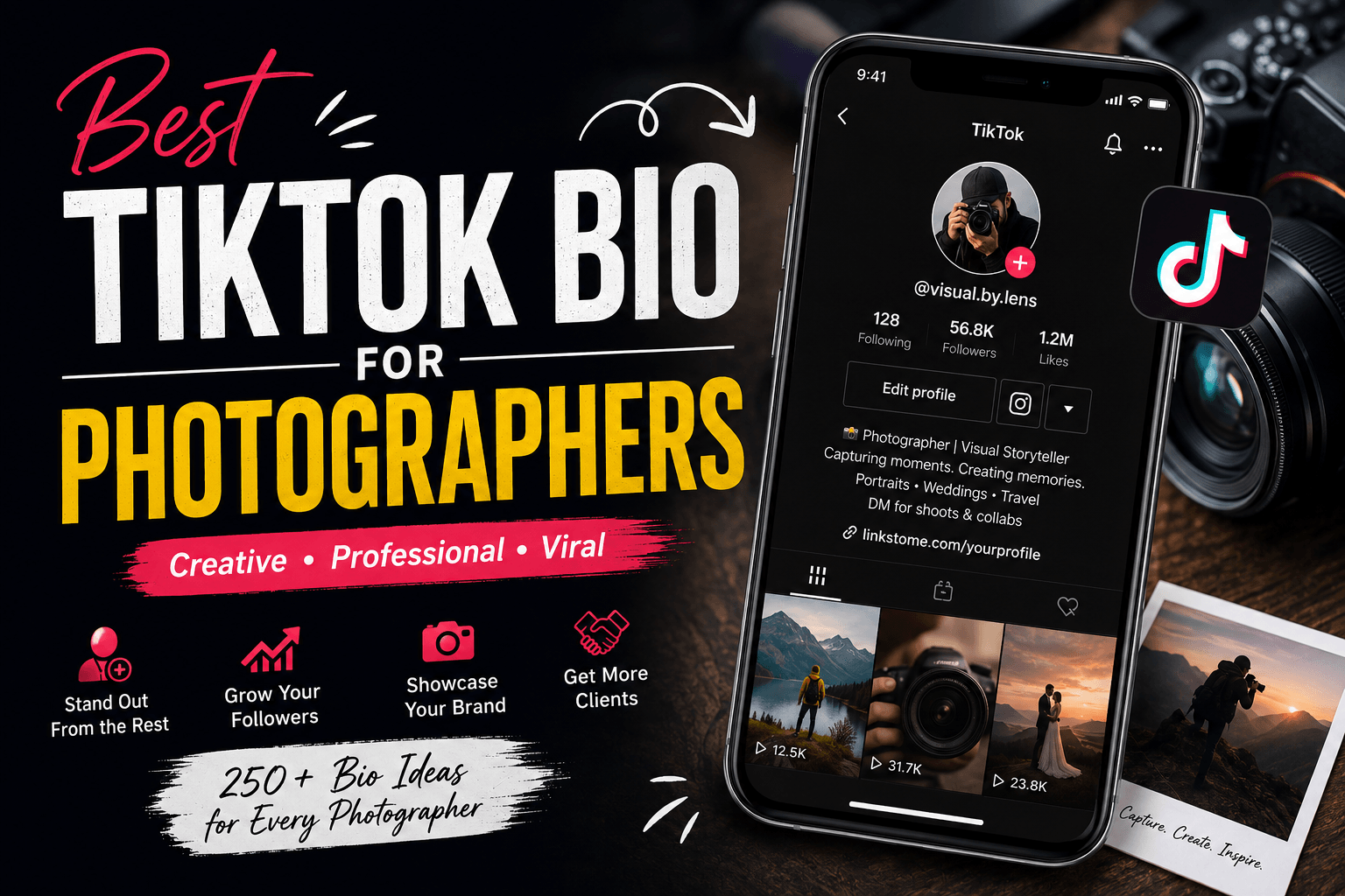 tiktok bio